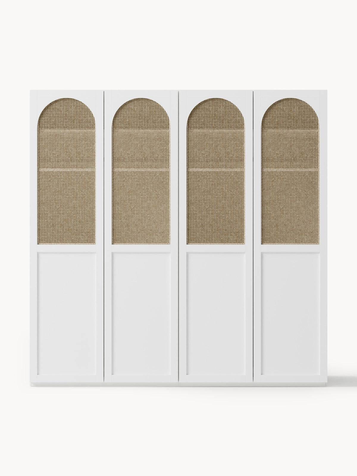 Jenavia Modular Hinged-Door Wardrobe, 200 cm Wide, in Various Sizes