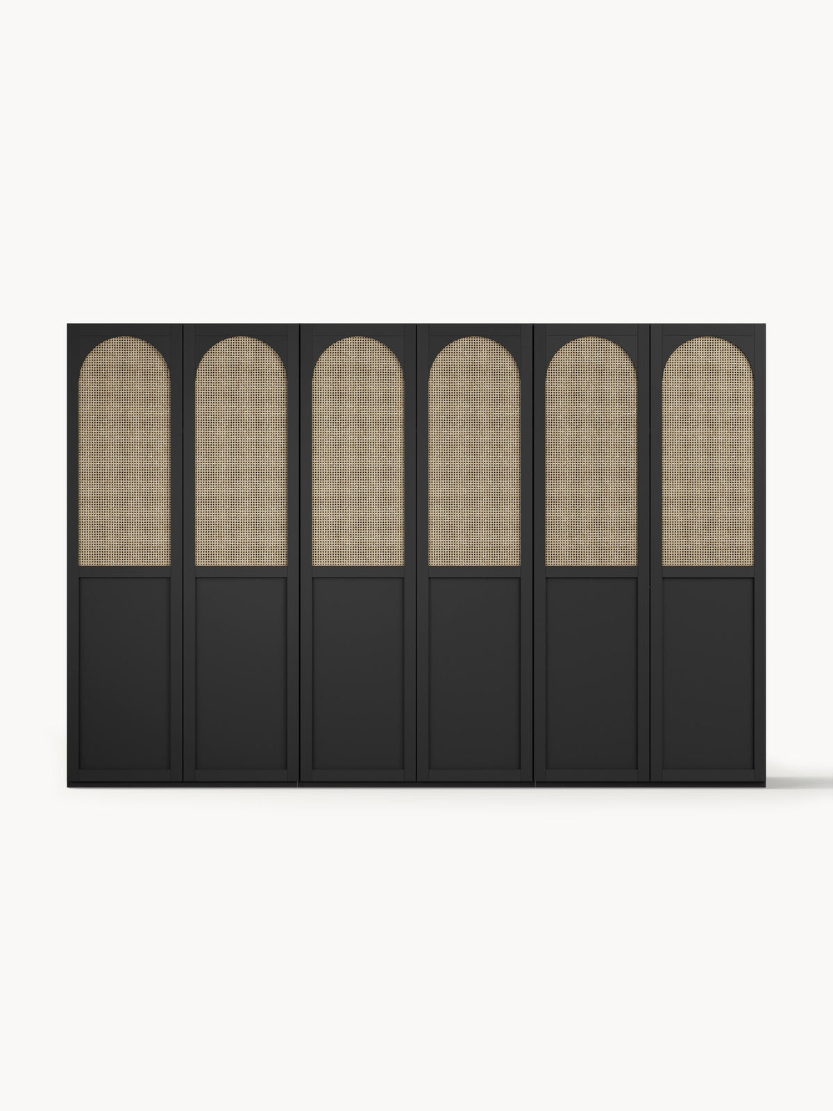 Jenavia Modular Hinged-Door Wardrobe, 300 cm Wide, in Various Sizes
