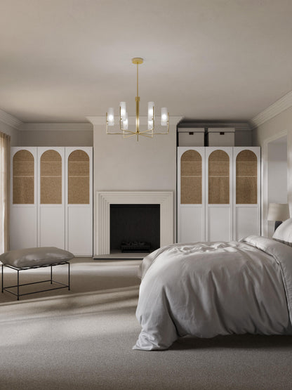 Jenavia Modular Hinged-Door Wardrobe, 50 cm Wide, in Various Sizes