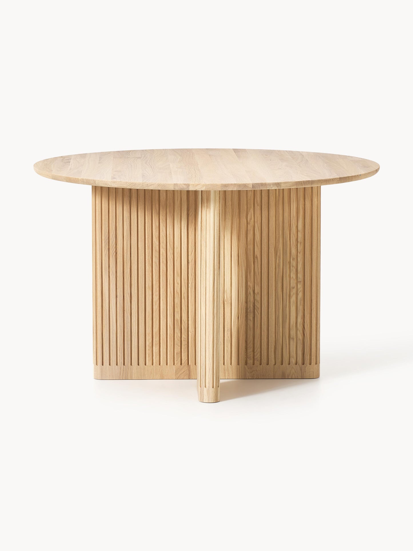 Jolnera Round Oak Dining Table, Ø 120 cm