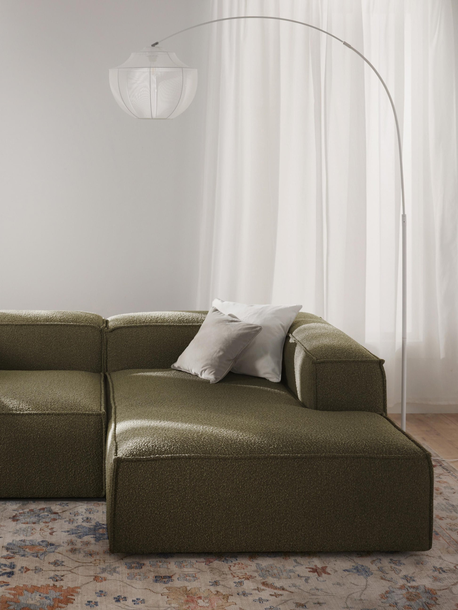 Lendric Bouclé Ottoman Corner Module