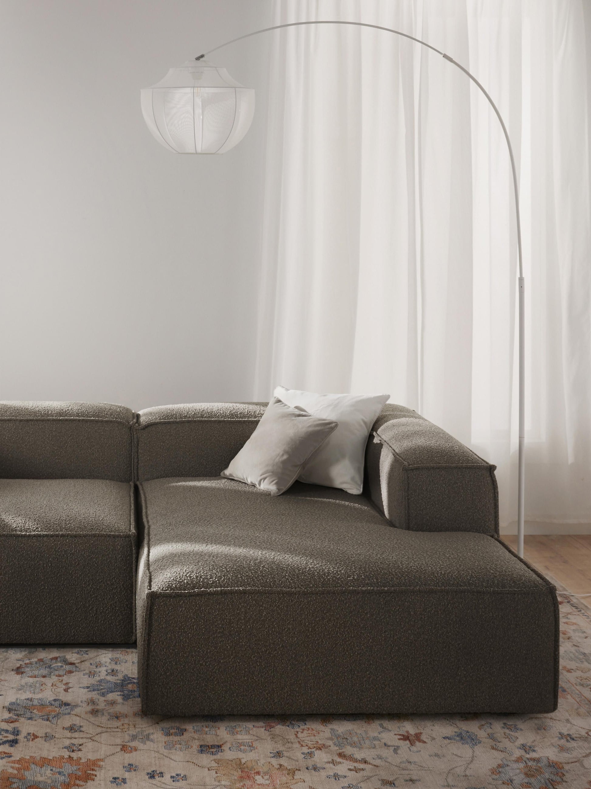 Lendric Bouclé Ottoman Corner Module