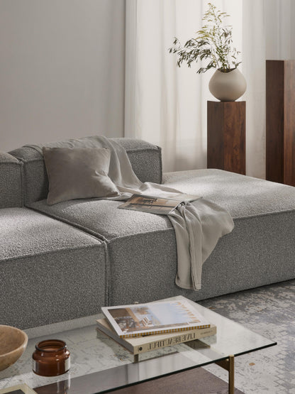 Lendric Bouclé Ottoman Module