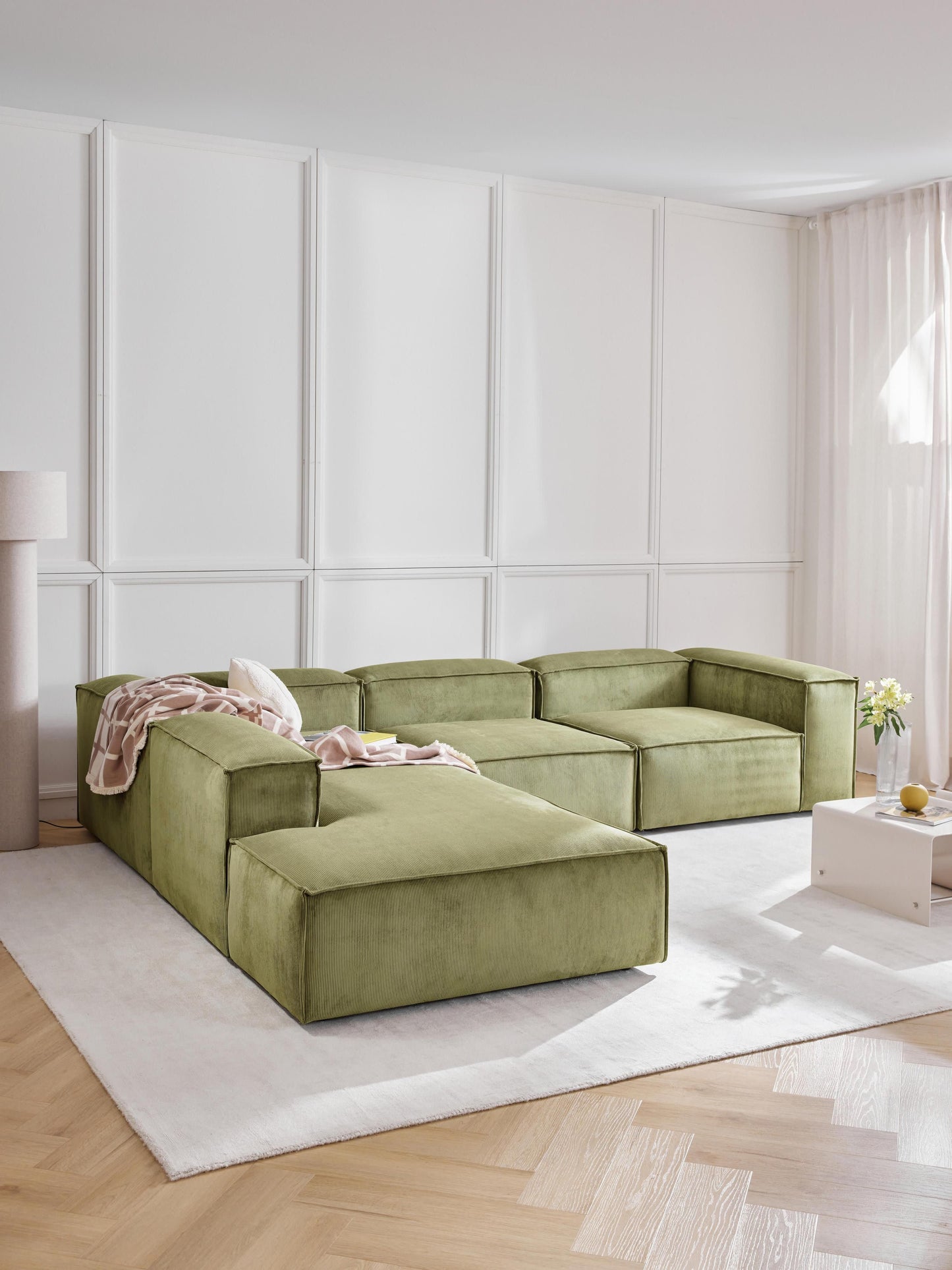 Lendric Corduroy Ottoman Module