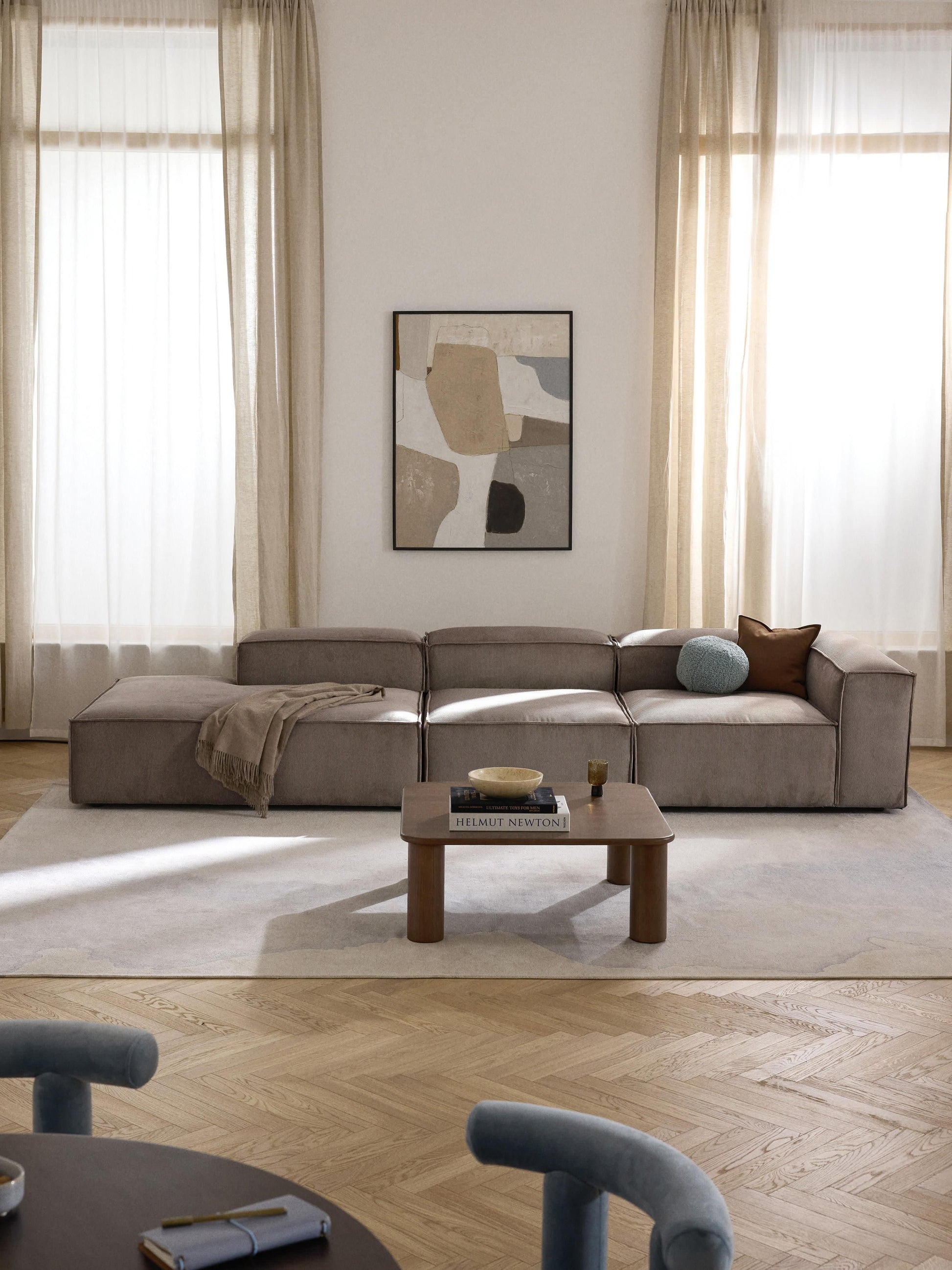Lendric Corduroy Ottoman Module