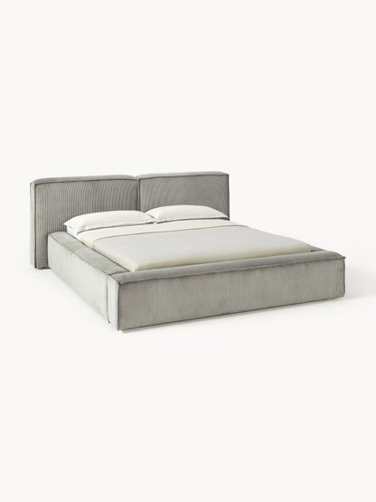 Lendric Corduroy Upholstered Bed