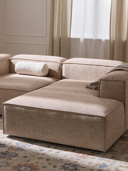 Lendric Linen Blend Ottoman Corner Module