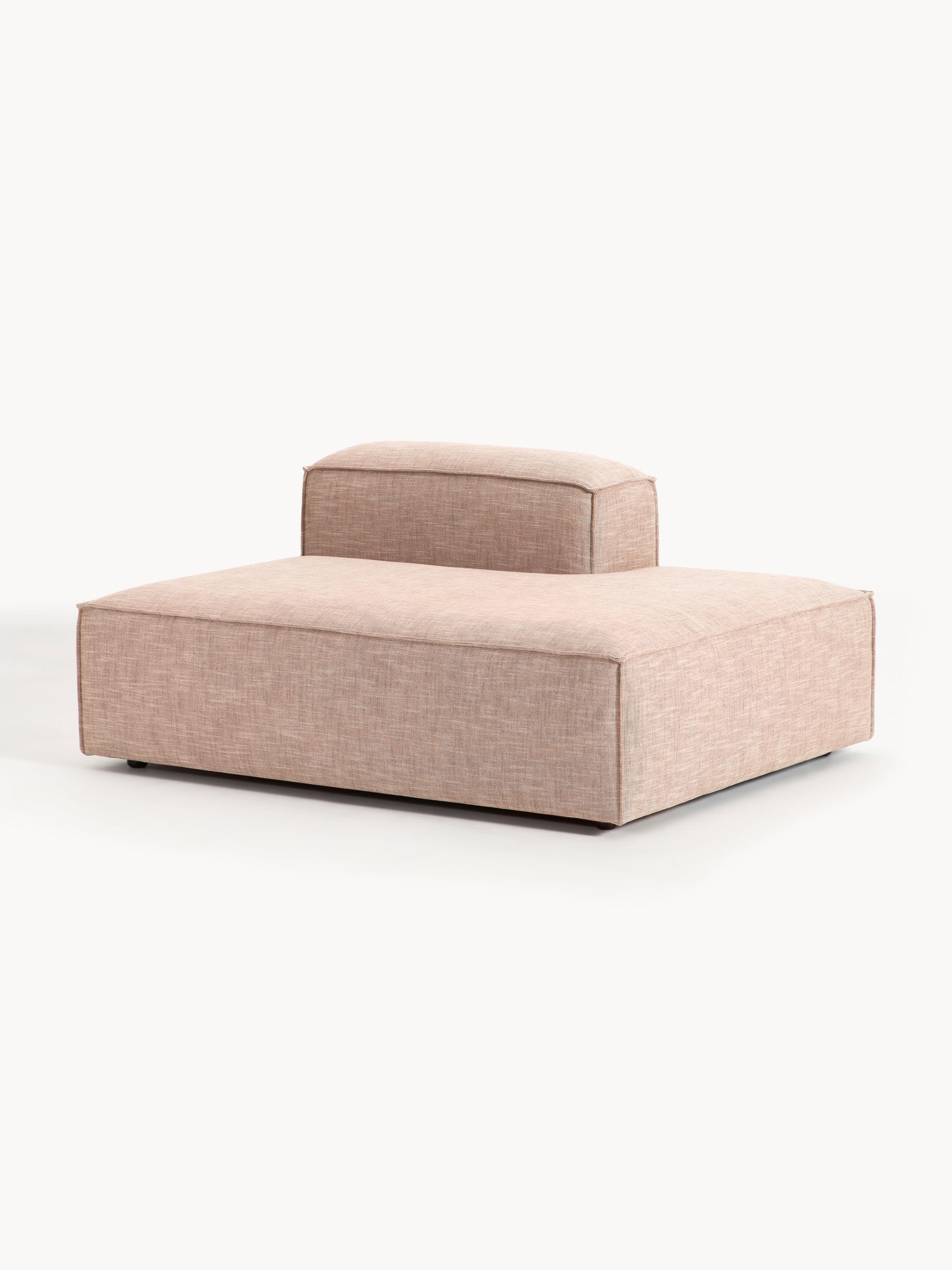 Lendric Linen Blend Ottoman Module