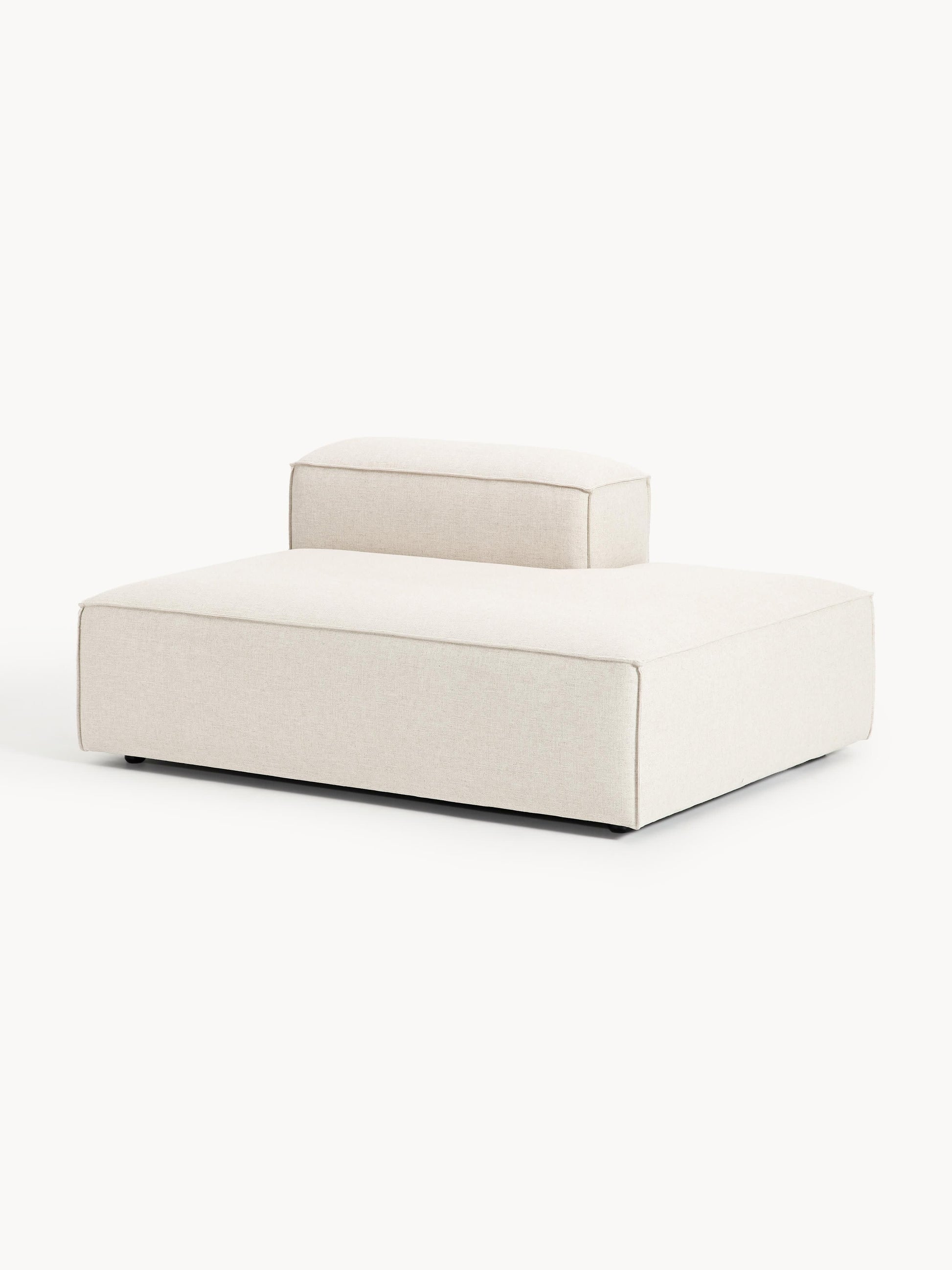 Lendric Linen Blend Ottoman Module