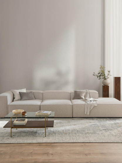 Lendric Modular Bouclé XL Ottoman