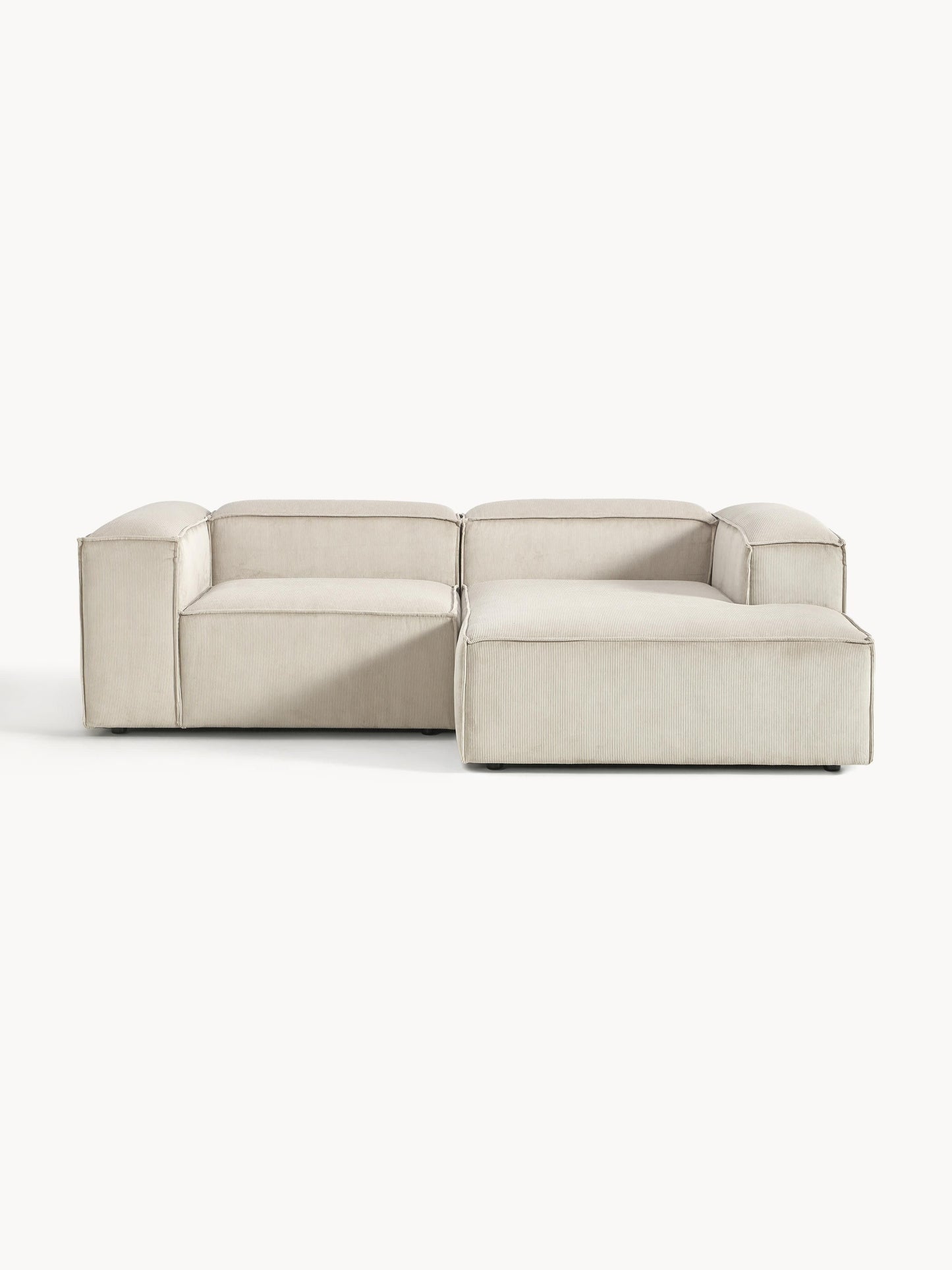 Lendric Modular Corduroy Corner Sofa (2-Seater)