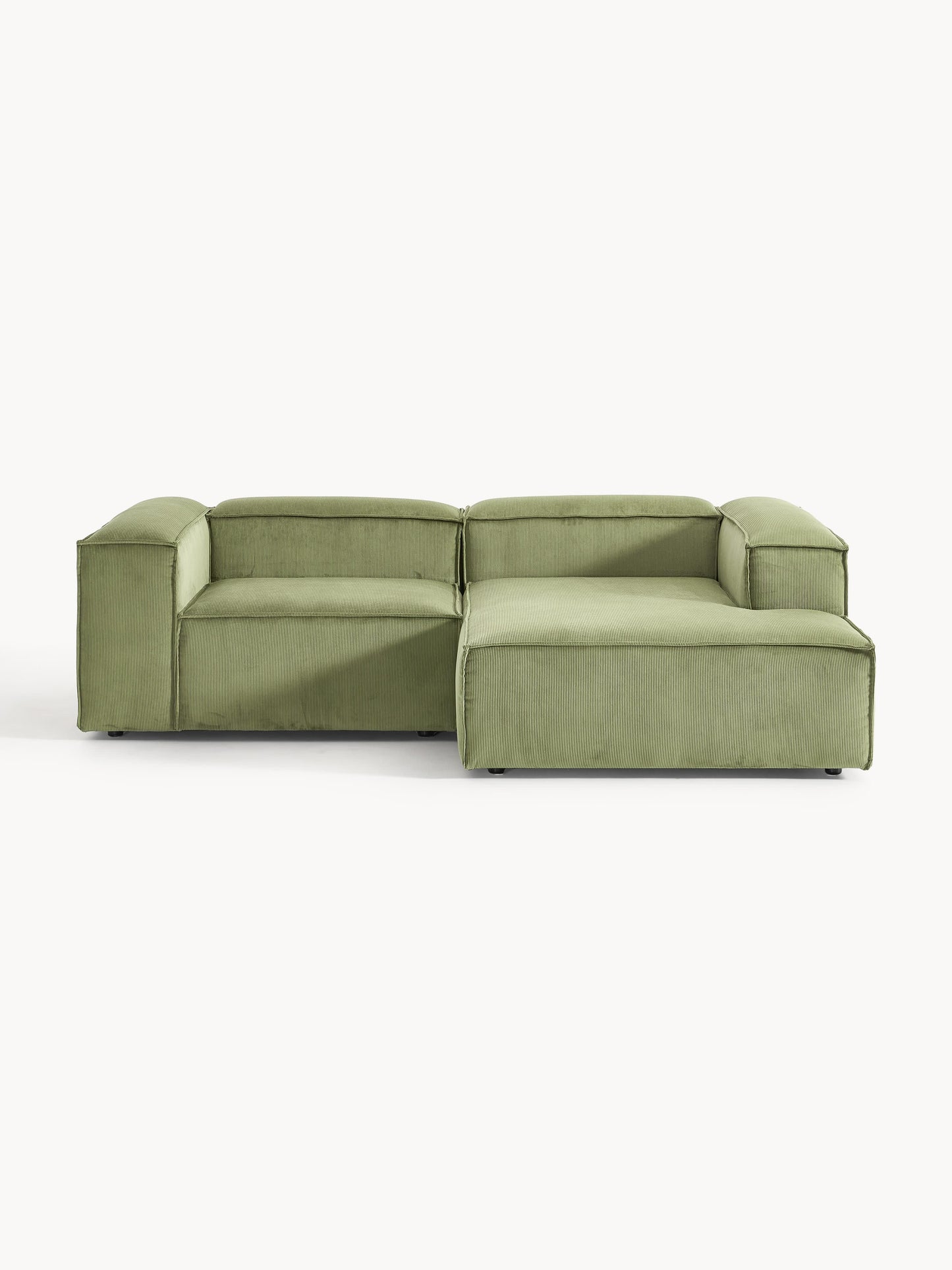 Lendric Modular Corduroy Corner Sofa (2-Seater)