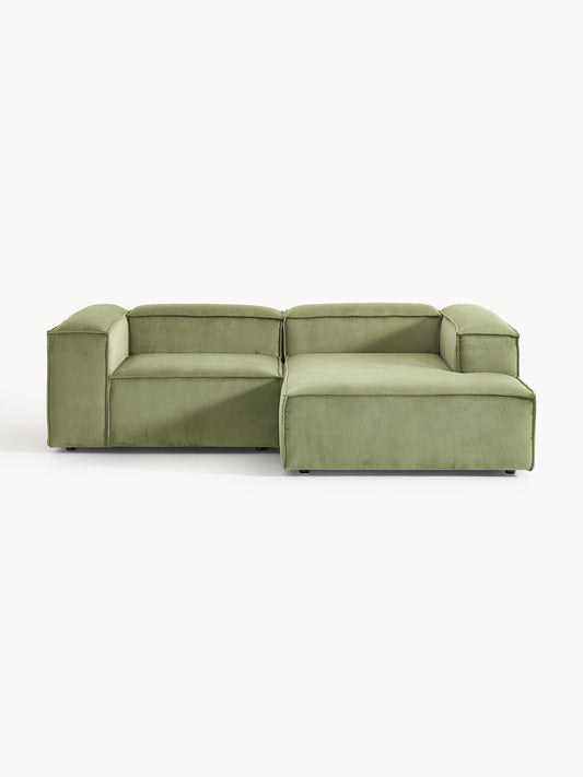 Lendric Modular Corduroy Corner Sofa (2-Seater)
