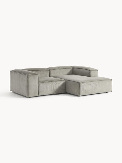 Lendric Modular Corduroy Corner Sofa (2-Seater)