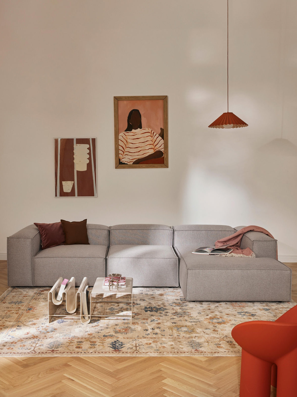 Lendric Modular Corner Sofa (4-Seater)