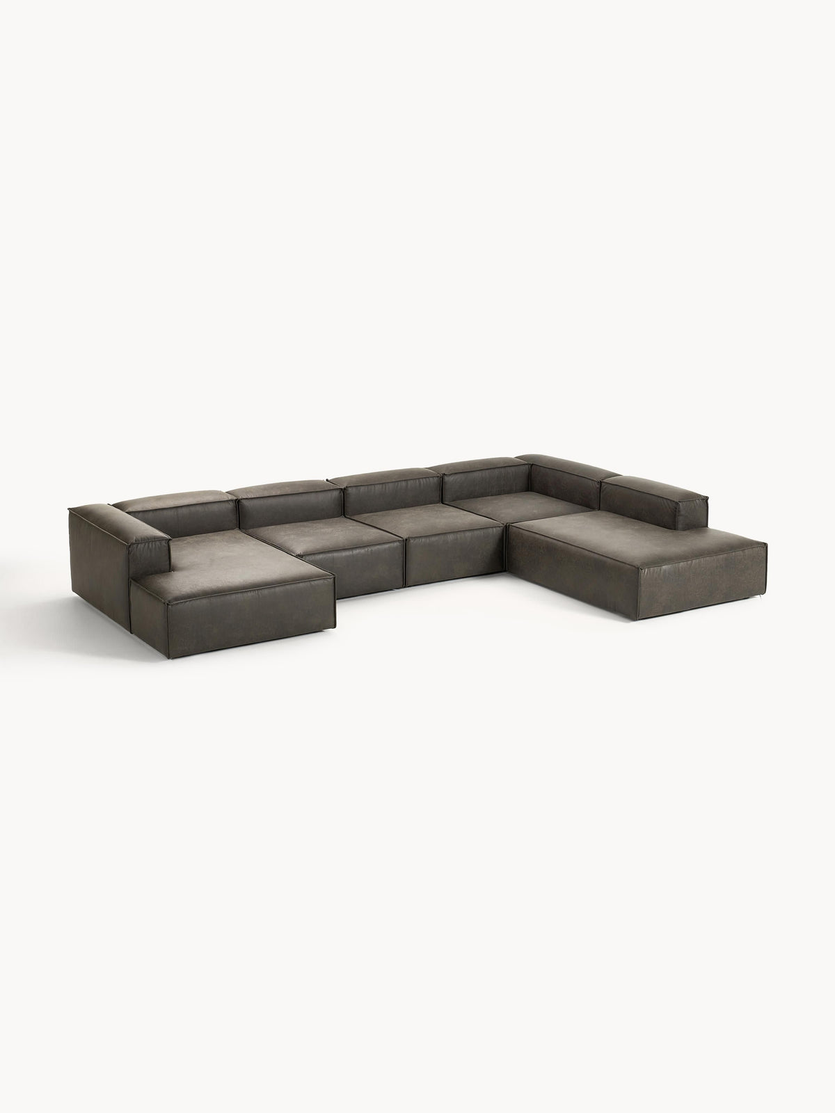 Lendric Modular Leather XL Sofa