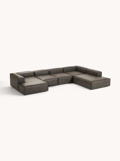 Lendric Modular Leather XL Sofa
