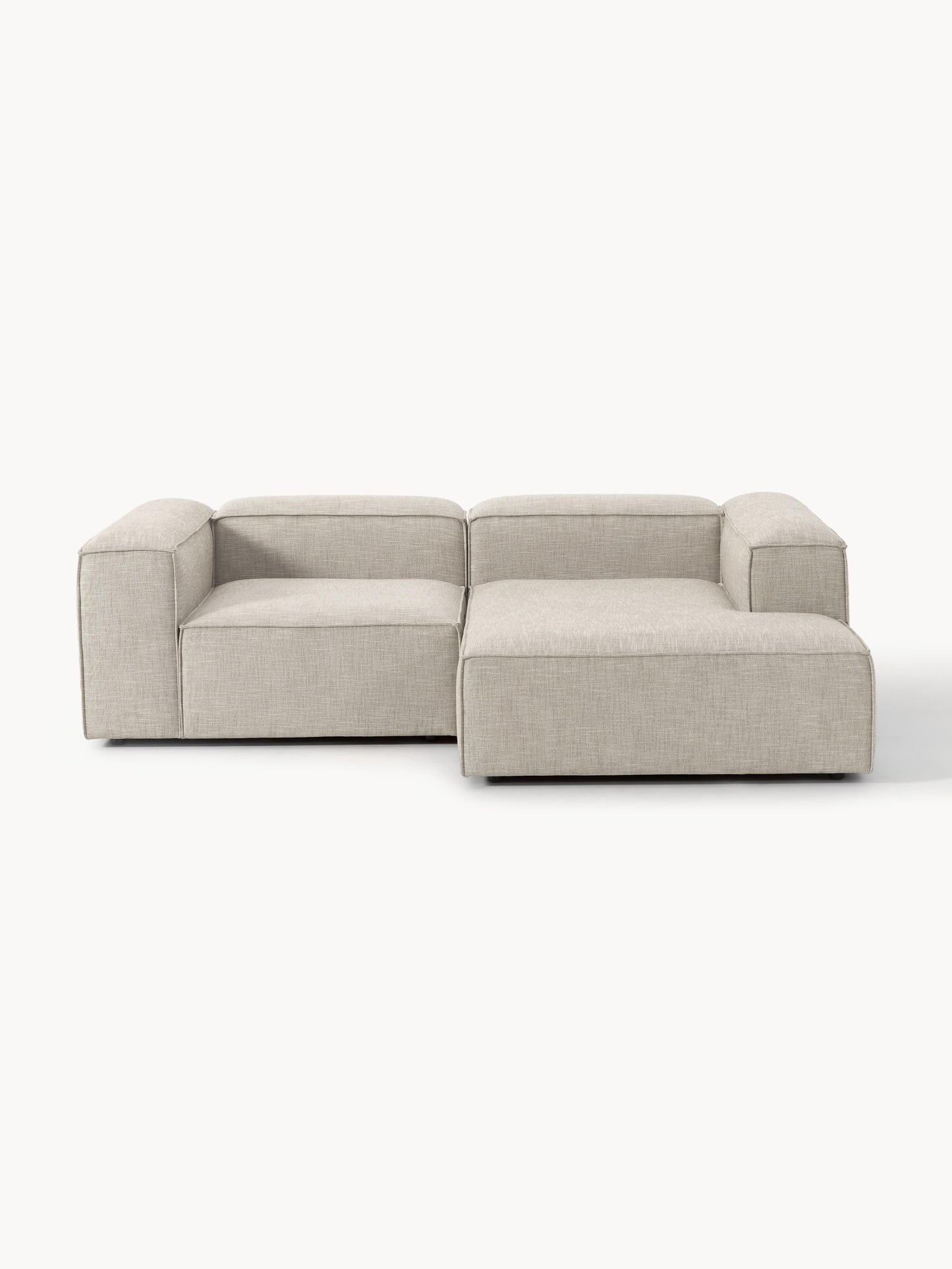 Lendric Modular Linen Blend Corner Sofa (2-Seater)