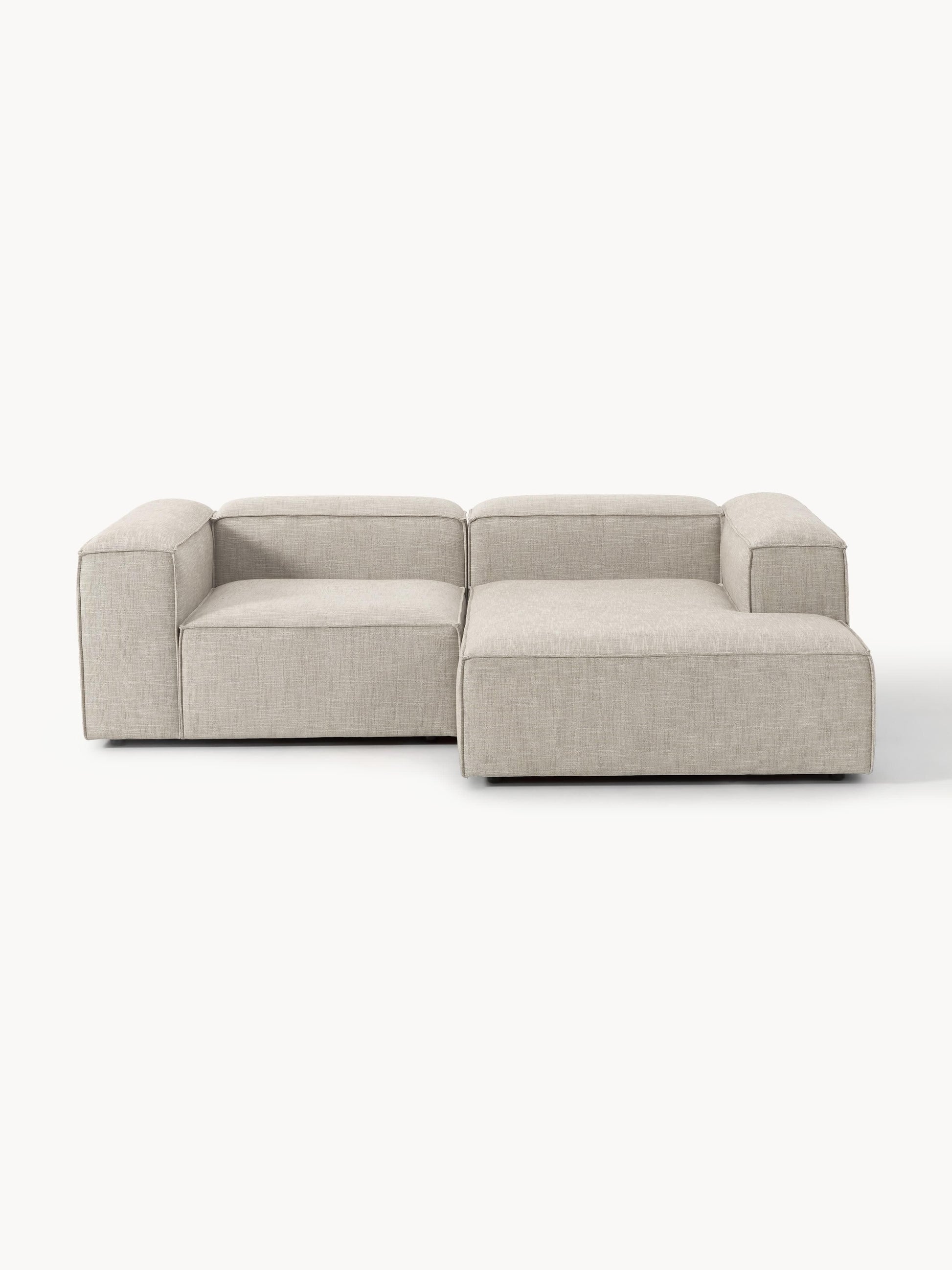 Lendric Modular Linen Blend Corner Sofa (2-Seater)