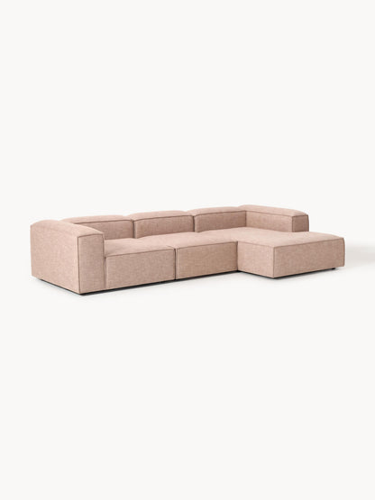 Lendric Modular Linen Blend Corner Sofa (4-Seater)