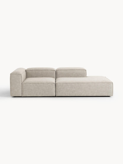Lendric Modular Linen Blend Ottoman