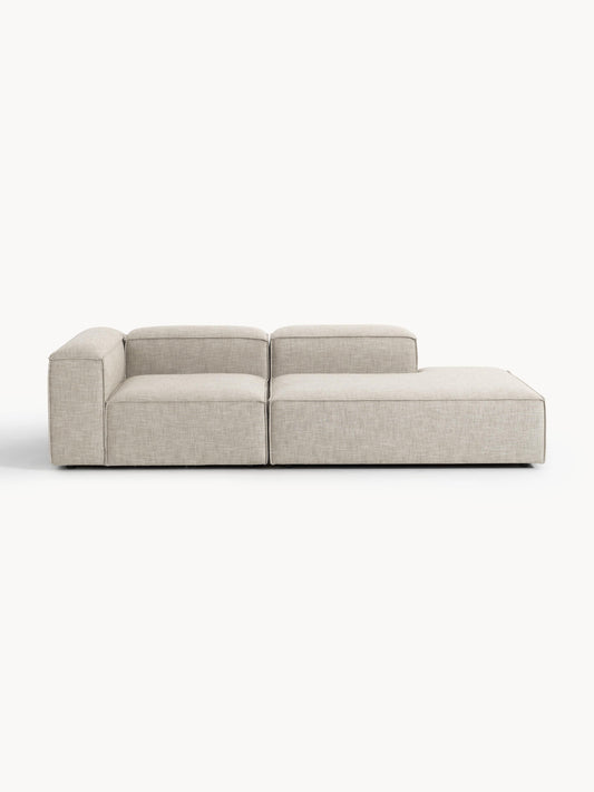 Lendric Modular Linen Blend Ottoman