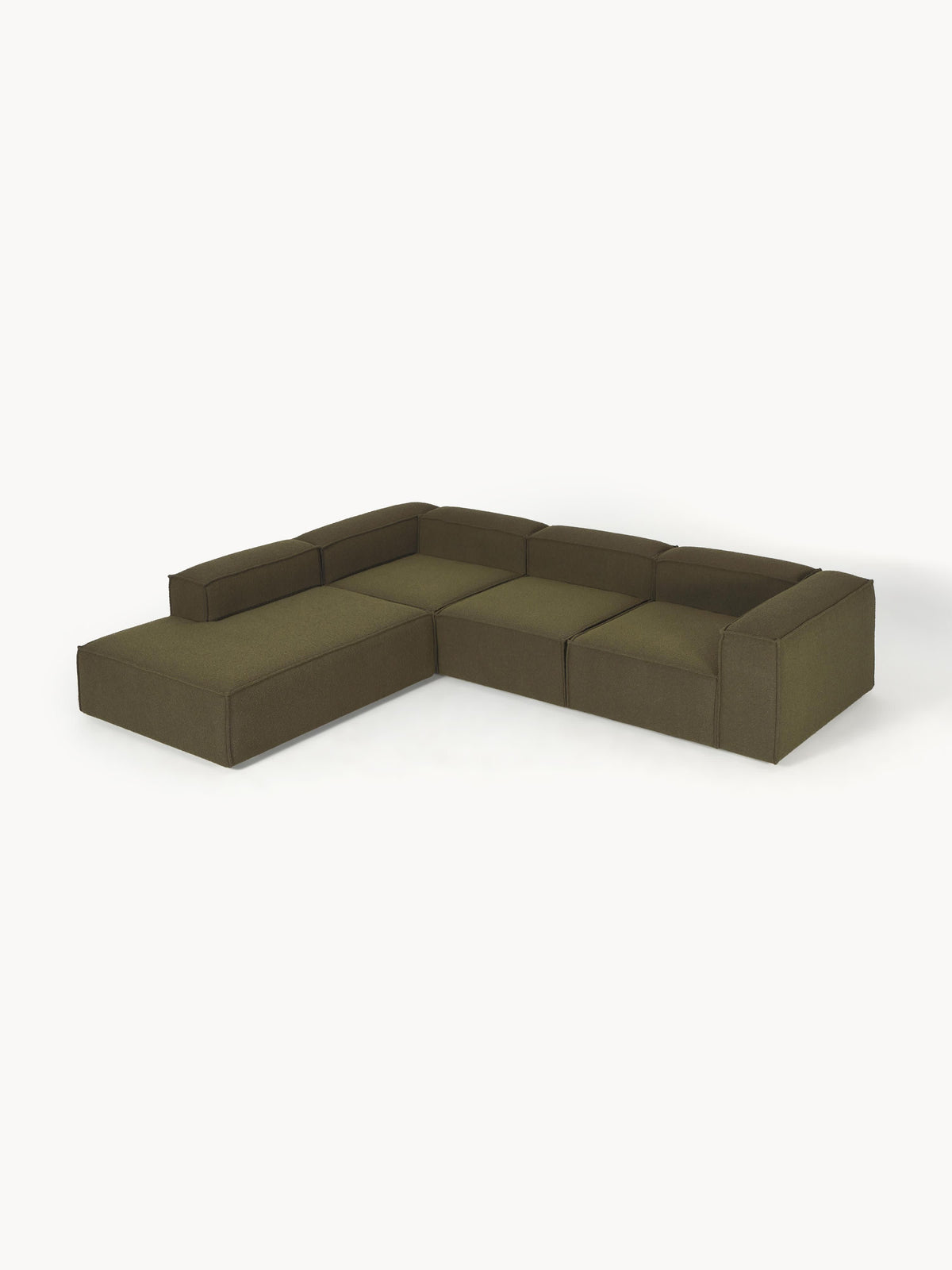 Lendric Modular XL Bouclé Corner Sofa (4-Seater)
