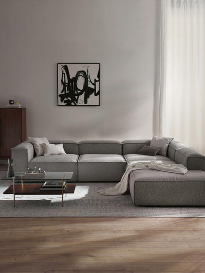 Lendric Modular XL Bouclé Corner Sofa (4-Seater)
