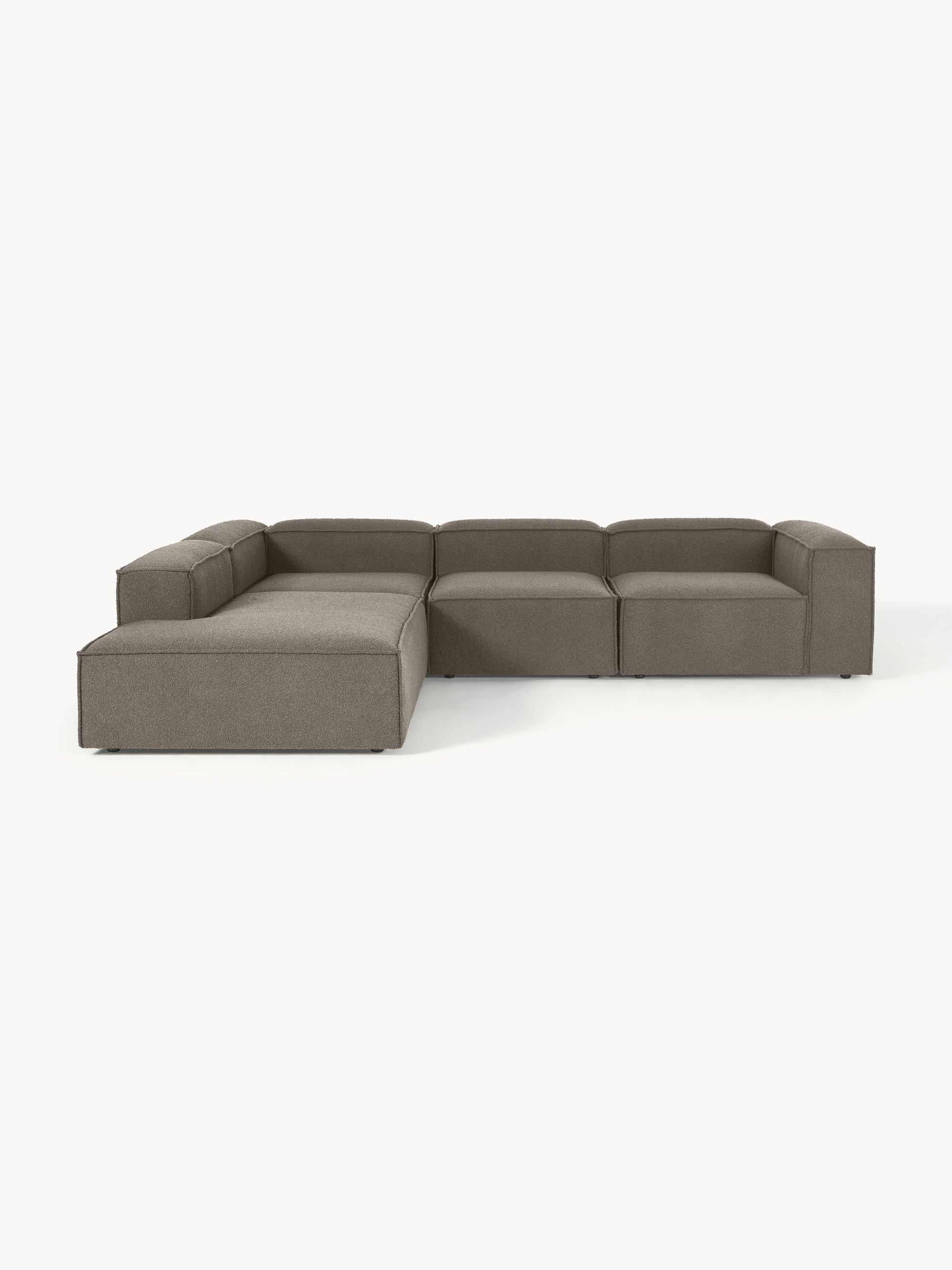 Lendric Modular XL Bouclé Corner Sofa (4-Seater)