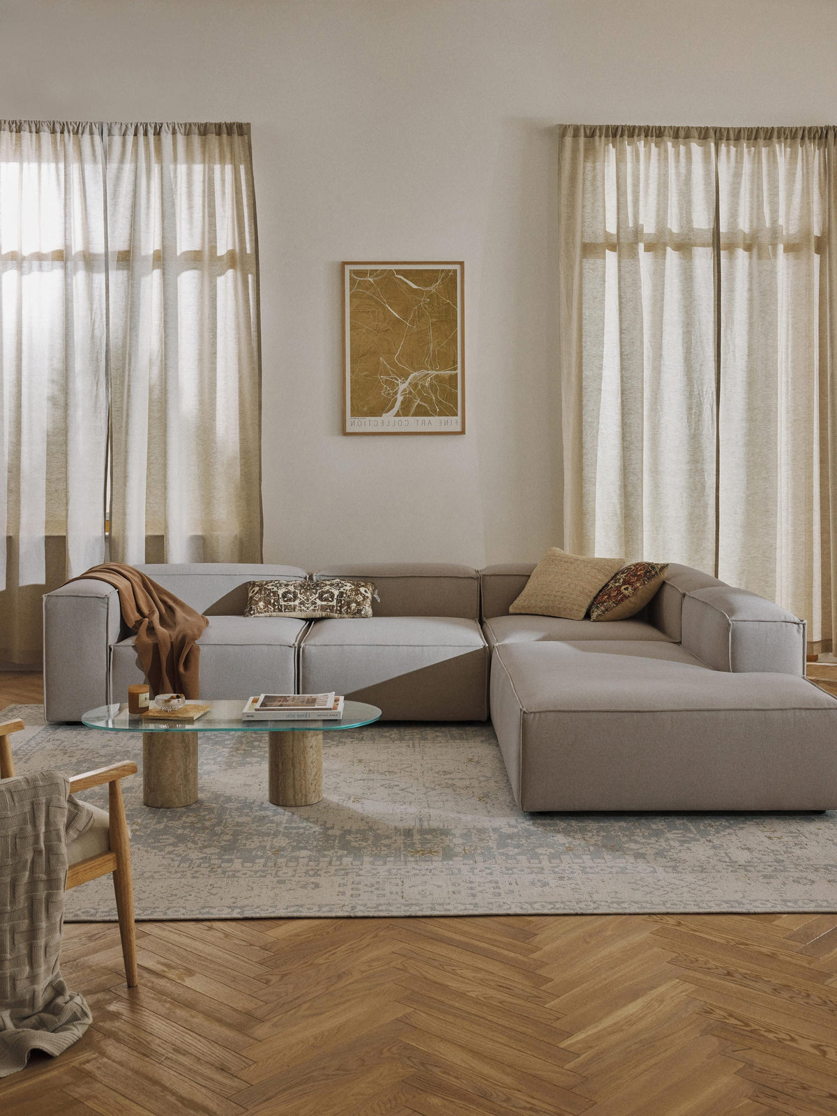 Lendric Modular XL Corner Sofa (4-Seater)
