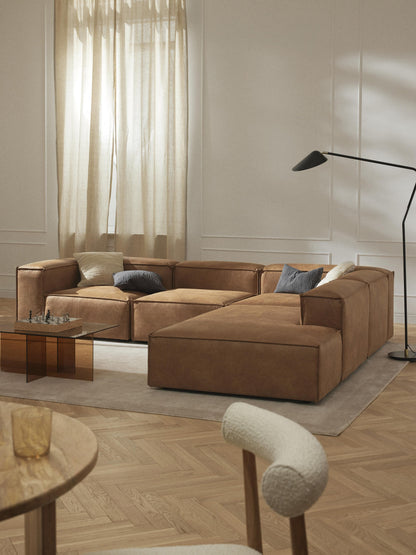 Lendric Ottoman Module in Leather