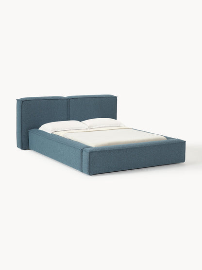 Lendric Upholstered Bed in Bouclé