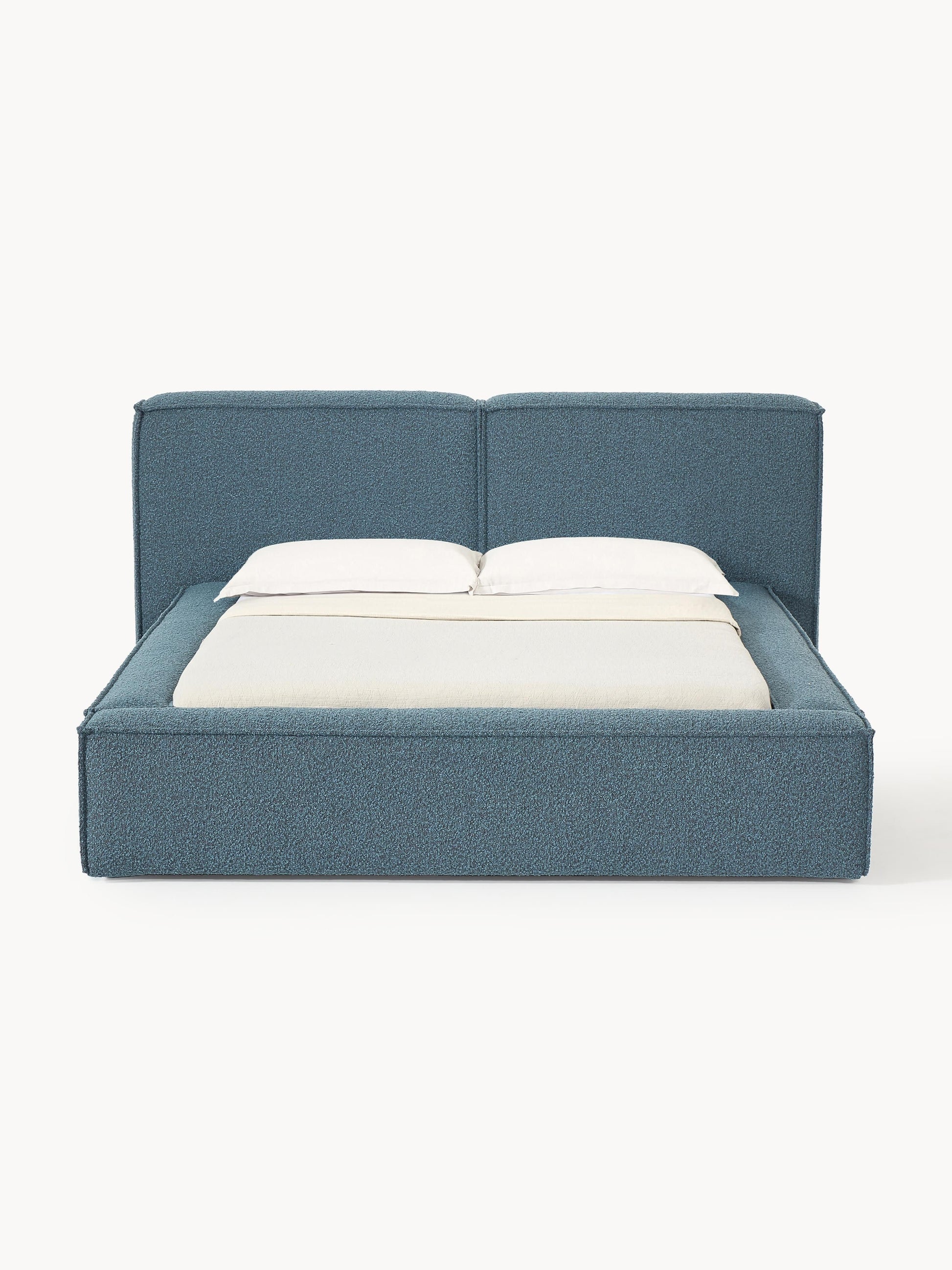 Lendric Upholstered Bed in Bouclé
