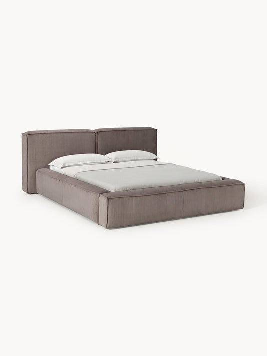 Lendric Upholstered Storage Bed in Corduroy
