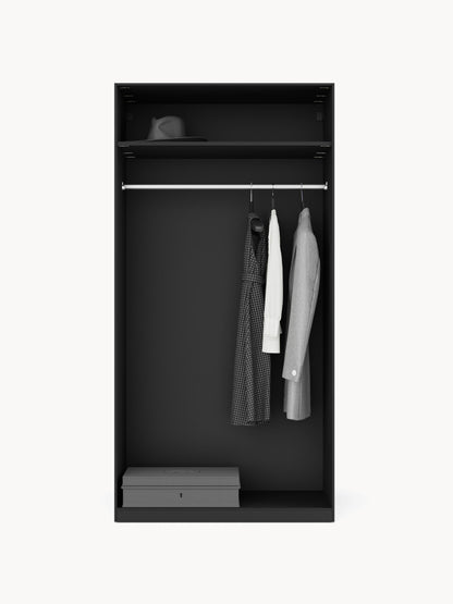 Lendrico Hinged-Door Modular Wardrobe, 100 cm Wide, in Various Sizes