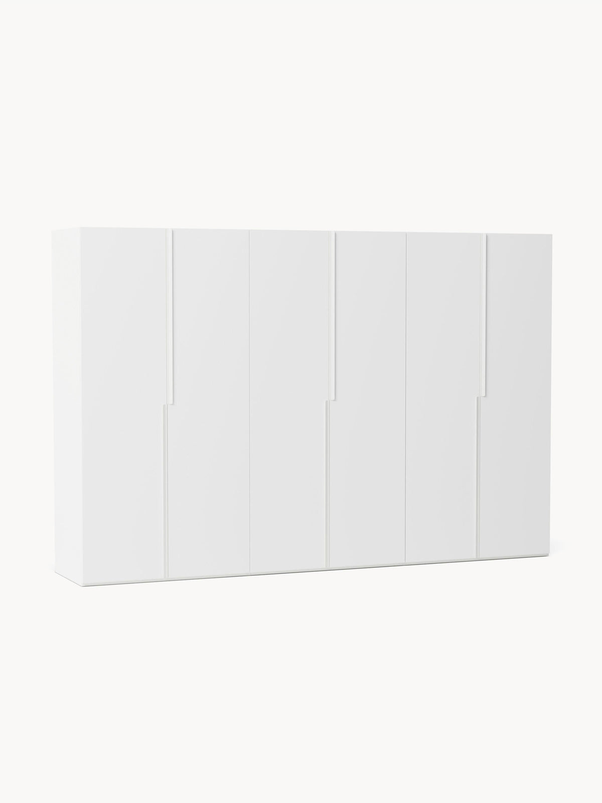 Lendrico Modular Hinged-Door Wardrobe, 300 cm Wide, in Various Sizes