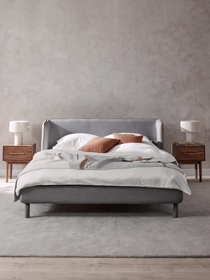 Lumessia Upholstered Bed with Headboard