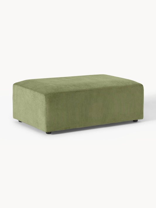 Melveria Corduroy XL Ottoman, W 116 x D 72 cm