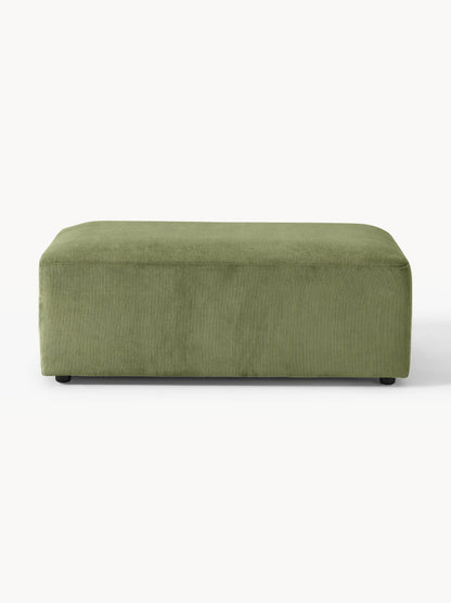 Melveria Corduroy XL Ottoman, W 116 x D 72 cm