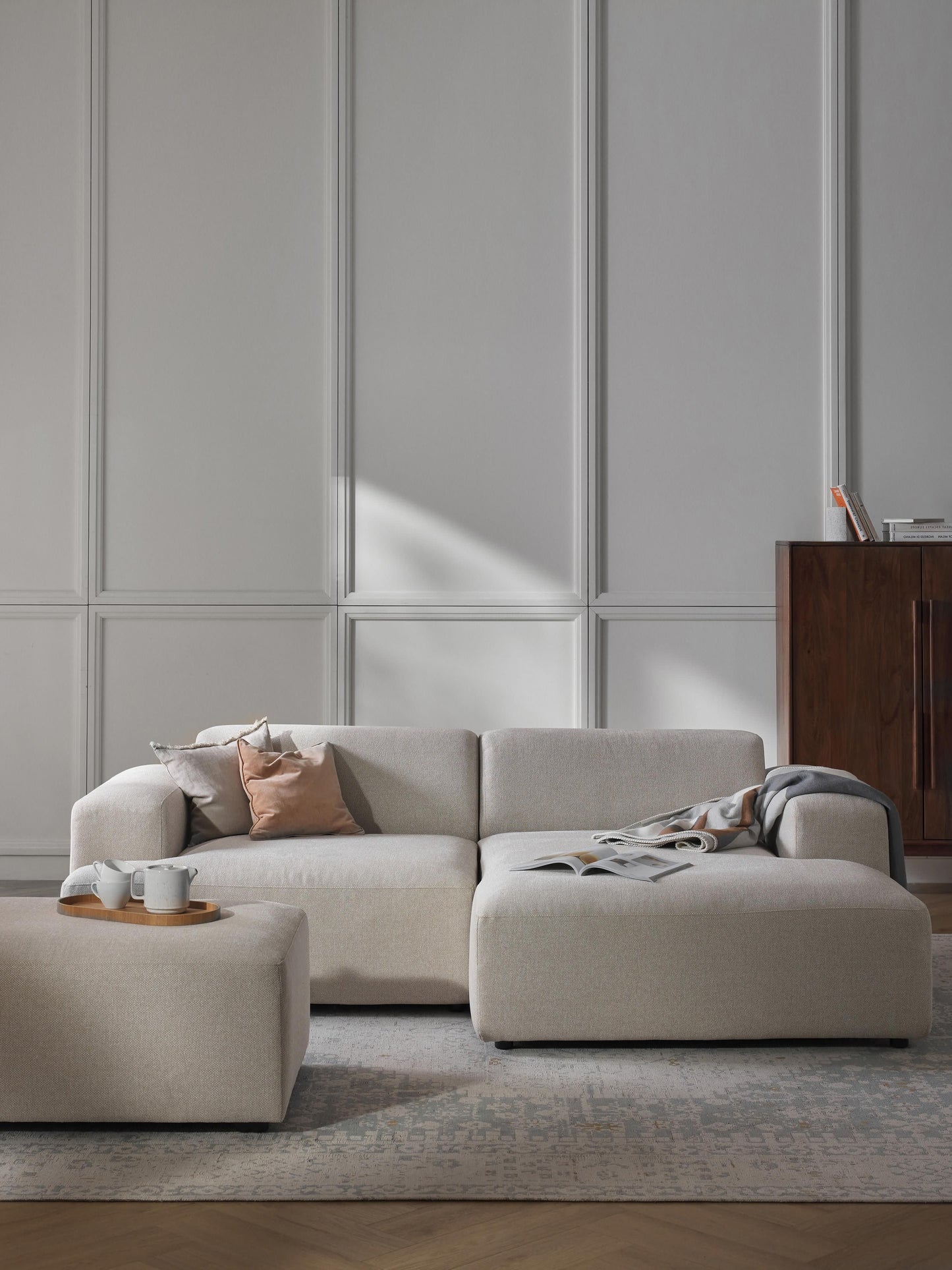 Melveria Corner Sofa, 3-Seater
