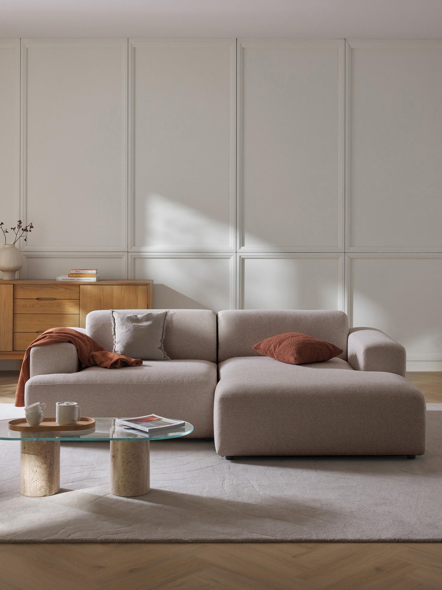 Melveria Corner Sofa, 3-Seater