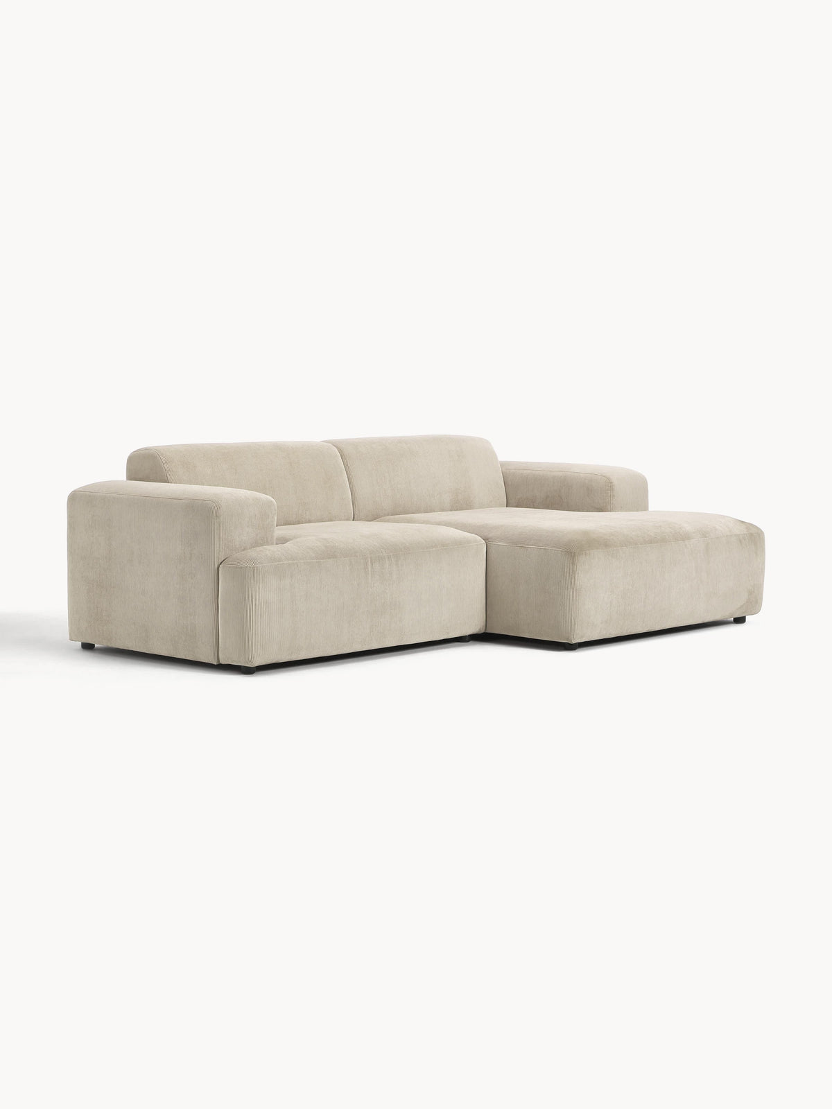 Melveria Corner Sofa (3-Seater) in Corduroy