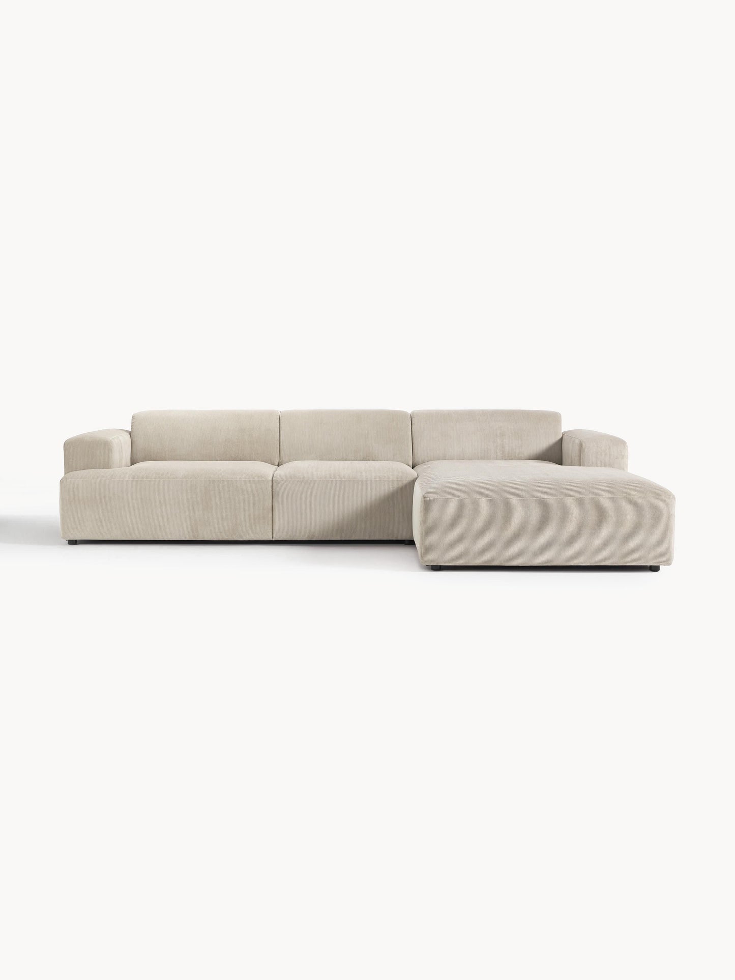 Melveria Corner Sofa (4-Seater) in Corduroy
