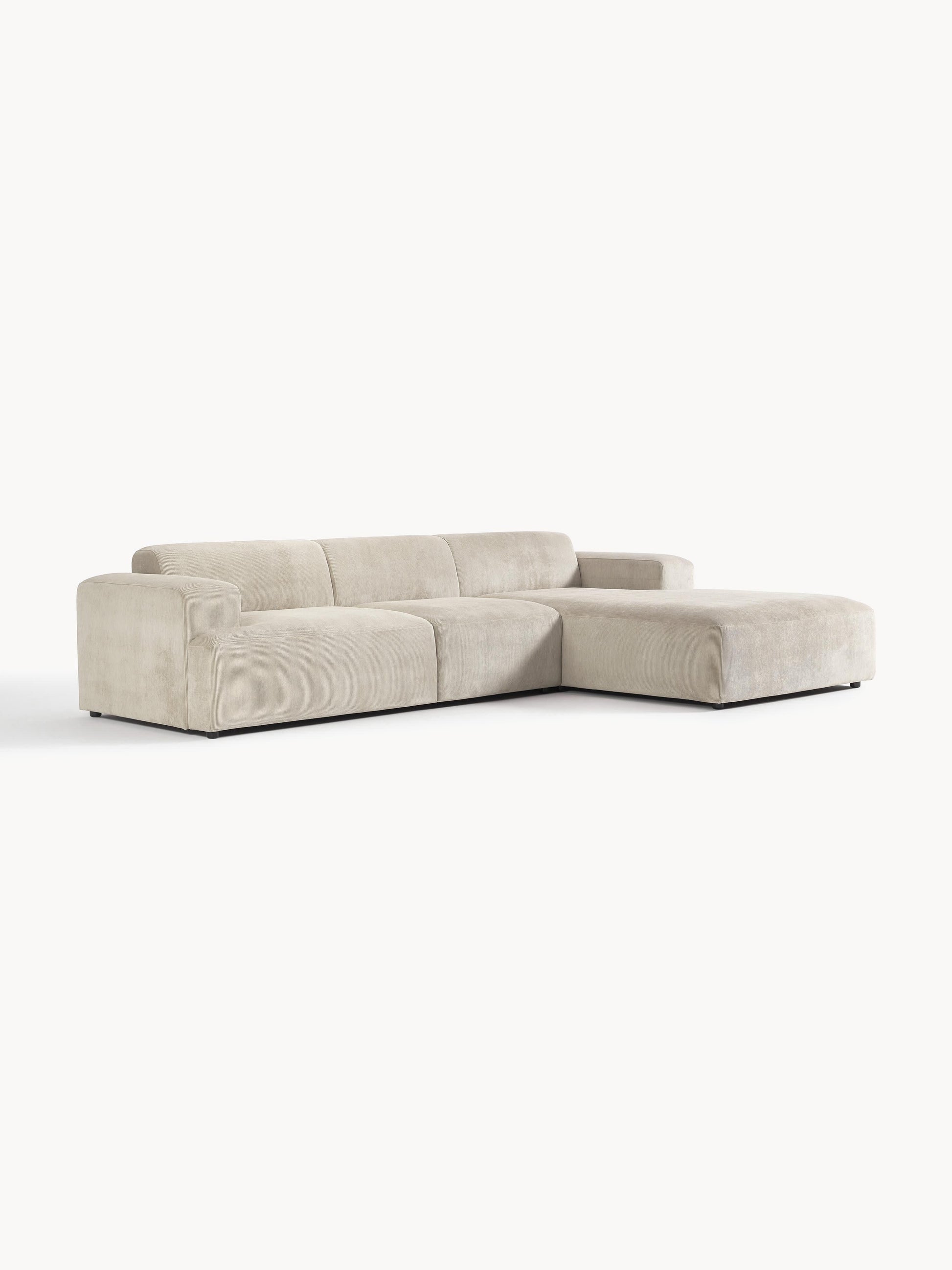 Melveria Corner Sofa (4-Seater) in Corduroy