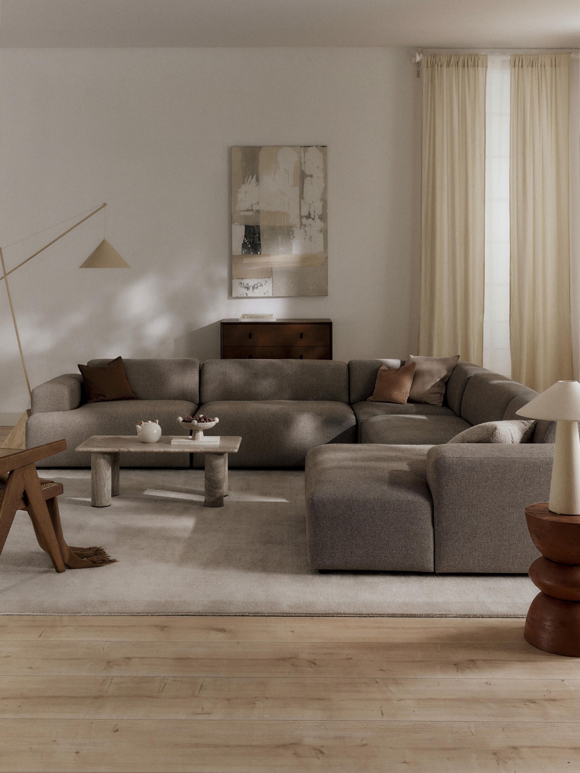Melveria Corner Sofa, XL