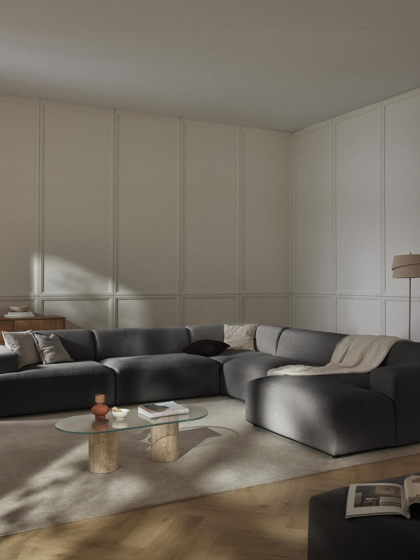 Melveria Corner Sofa, XL
