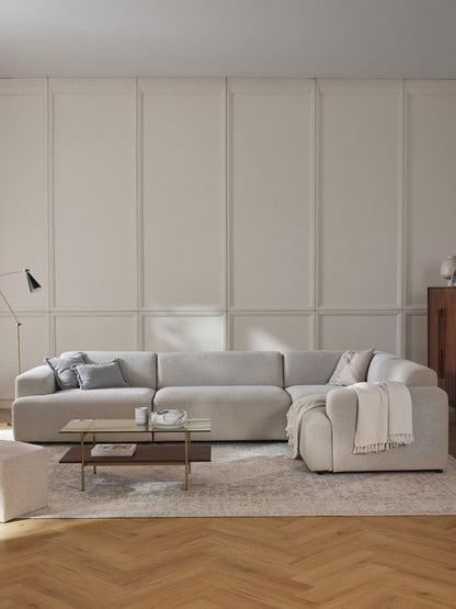 Melveria Large Corner Sofa (4-Seater)