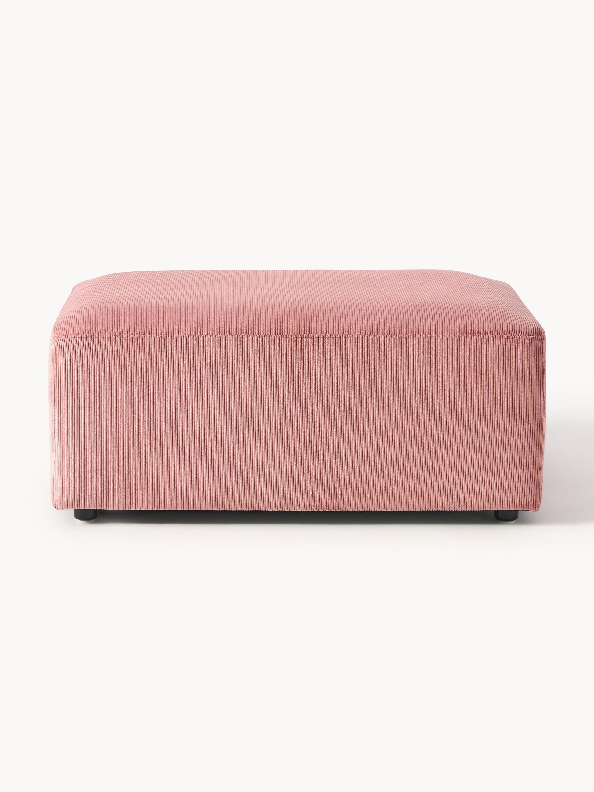 Melveria Stool in Corduroy, W 99 x D 72 cm