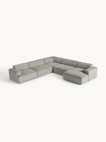 Melveria XL Corner Sofa in Corduroy