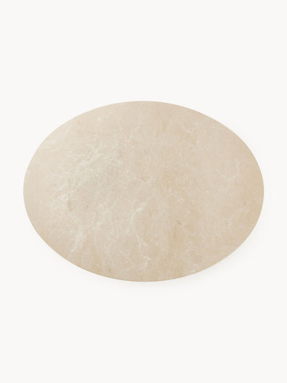 Milbria Marble Oval Dining Table, 120 x 90 cm